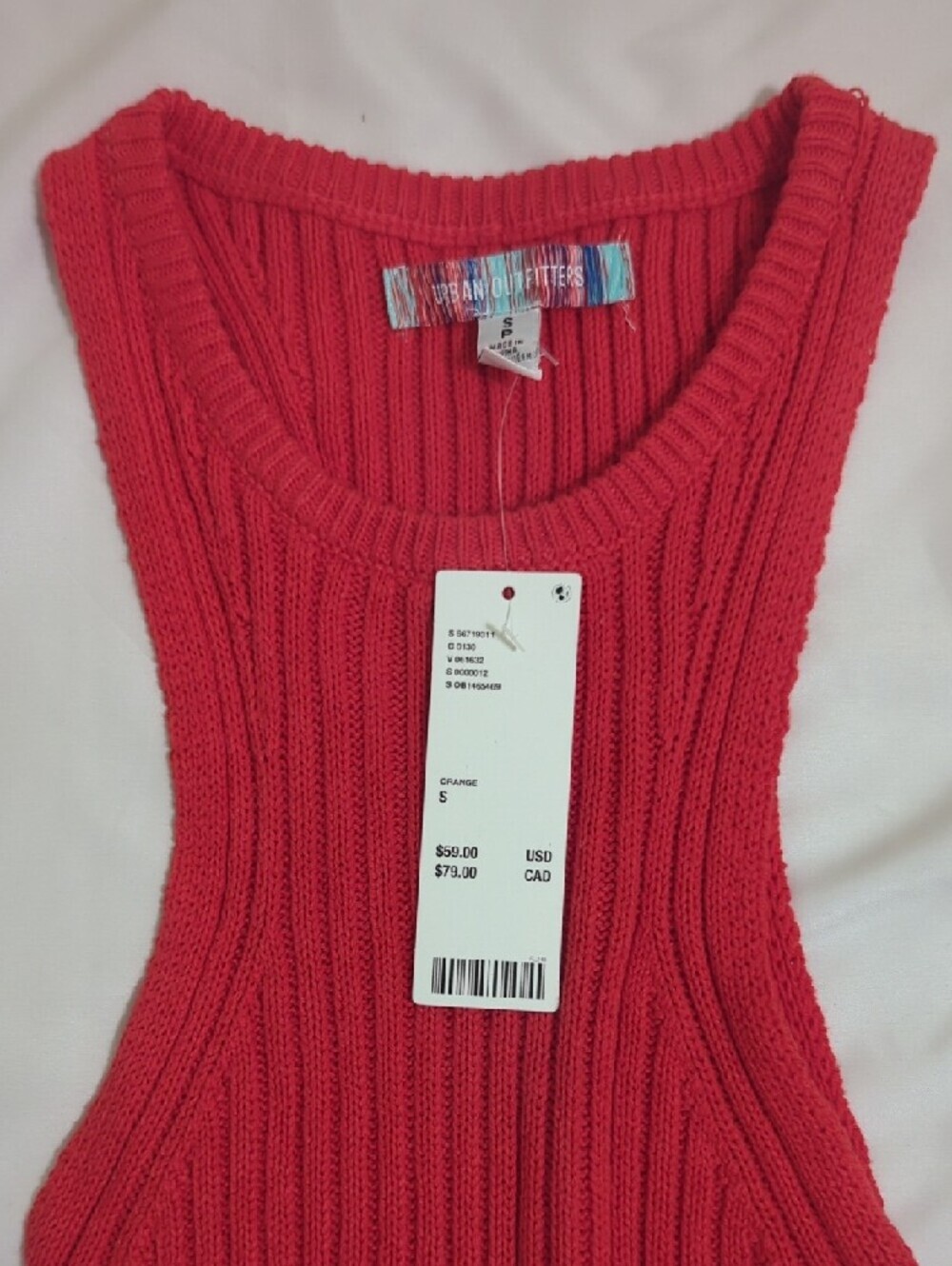 NWT Urban Outfitters Marley Mini Sweater Dress, Color Orange Size SP - Picture 12 of 13
